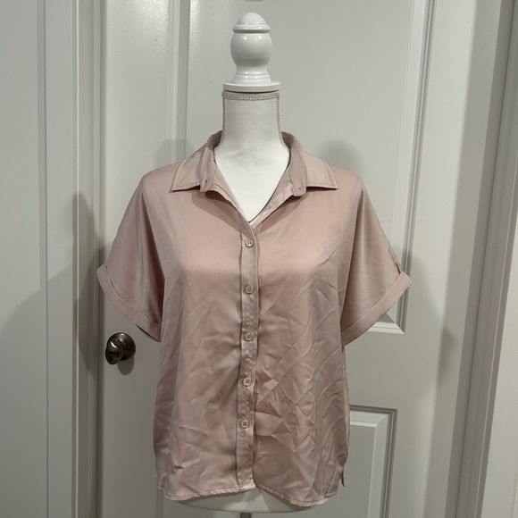 Bohme Light Pink Button-Down Shirt - Picture 4 of 7